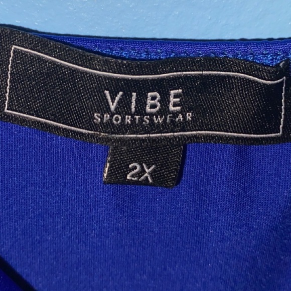 NWT - Vibe Sportswear Apparel Blue Evening Dress - Picture 4 of 11